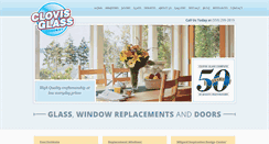 Desktop Screenshot of clovisglass.com